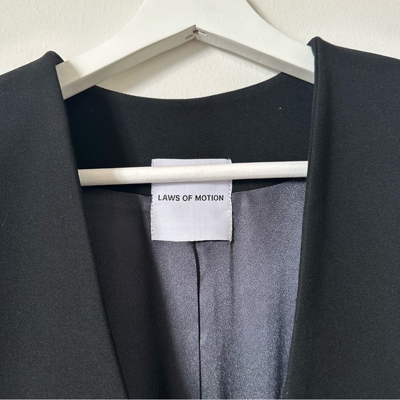 Laws Of Motion The Mogul Blazer In Black - Picture 6 of 7